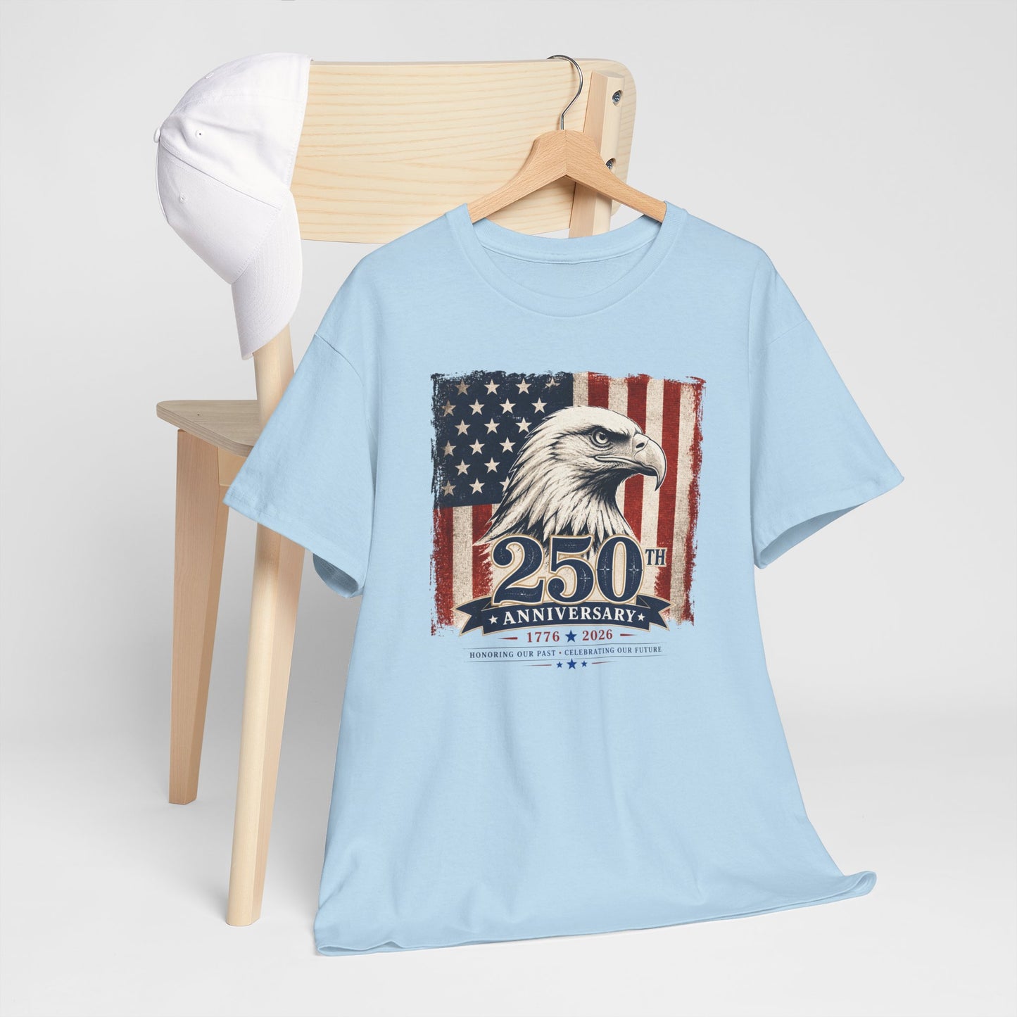 250th Anniversary Eagle American Flag T-Shirt