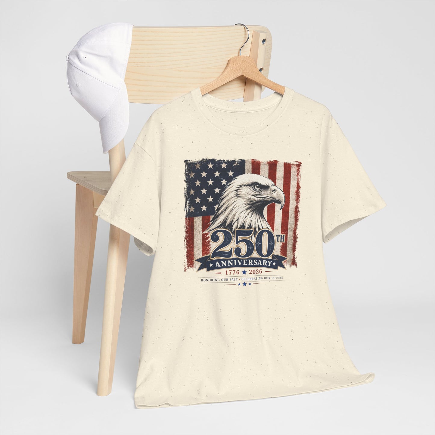 250th Anniversary Eagle American Flag T-Shirt
