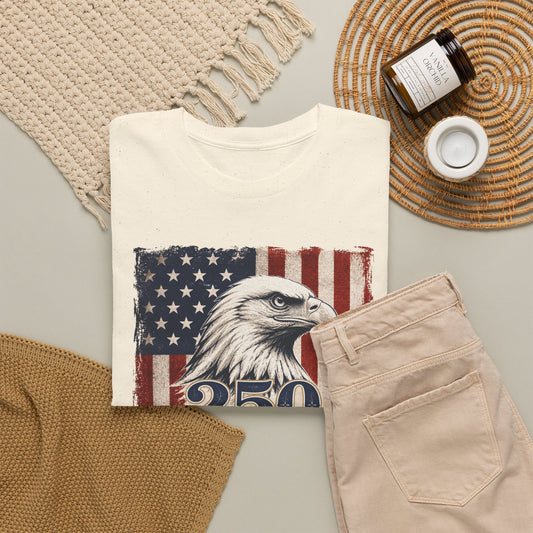 250th Anniversary Eagle American Flag T-Shirt