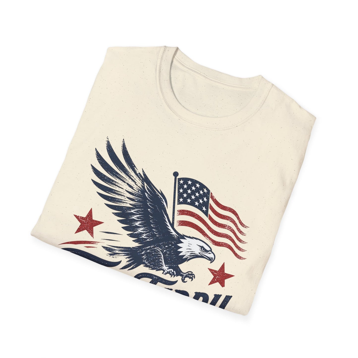 Eagle & American Flag T-Shirt — Two Fiddy Patriotic Tee (1776–2026)