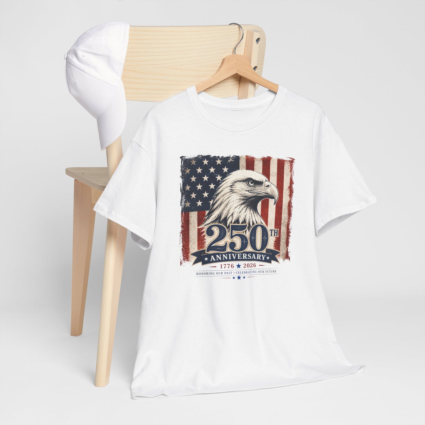 250th Anniversary Eagle American Flag T-Shirt