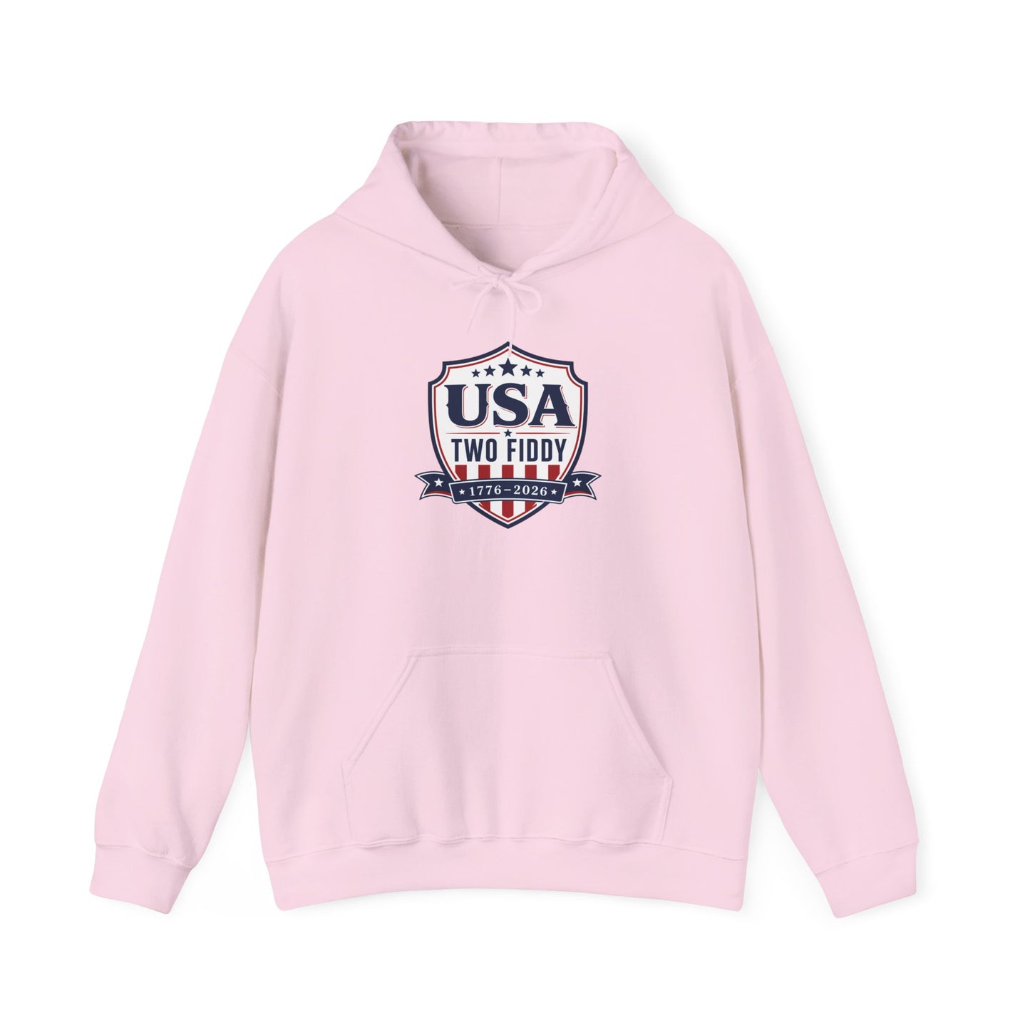 Hoodie - USA Two Fiddy Retro Shield Hoodie