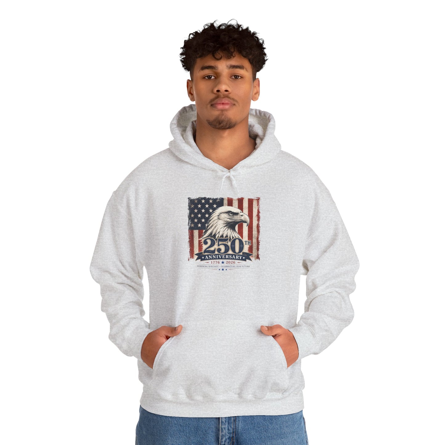 Patriotic Eagle Hoodie – 250th Anniversary American Flag Sweatshirt
