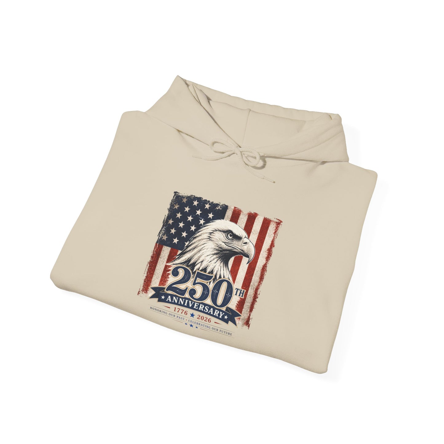 Patriotic Eagle Hoodie – 250th Anniversary American Flag Sweatshirt