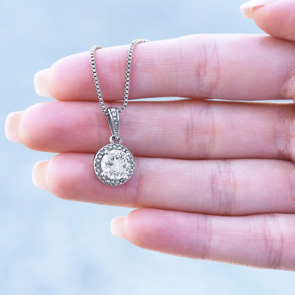 Gift To My Wife "You Are the Calm In My Chaos, I'd Choose You In Every Lifetime" Necklace