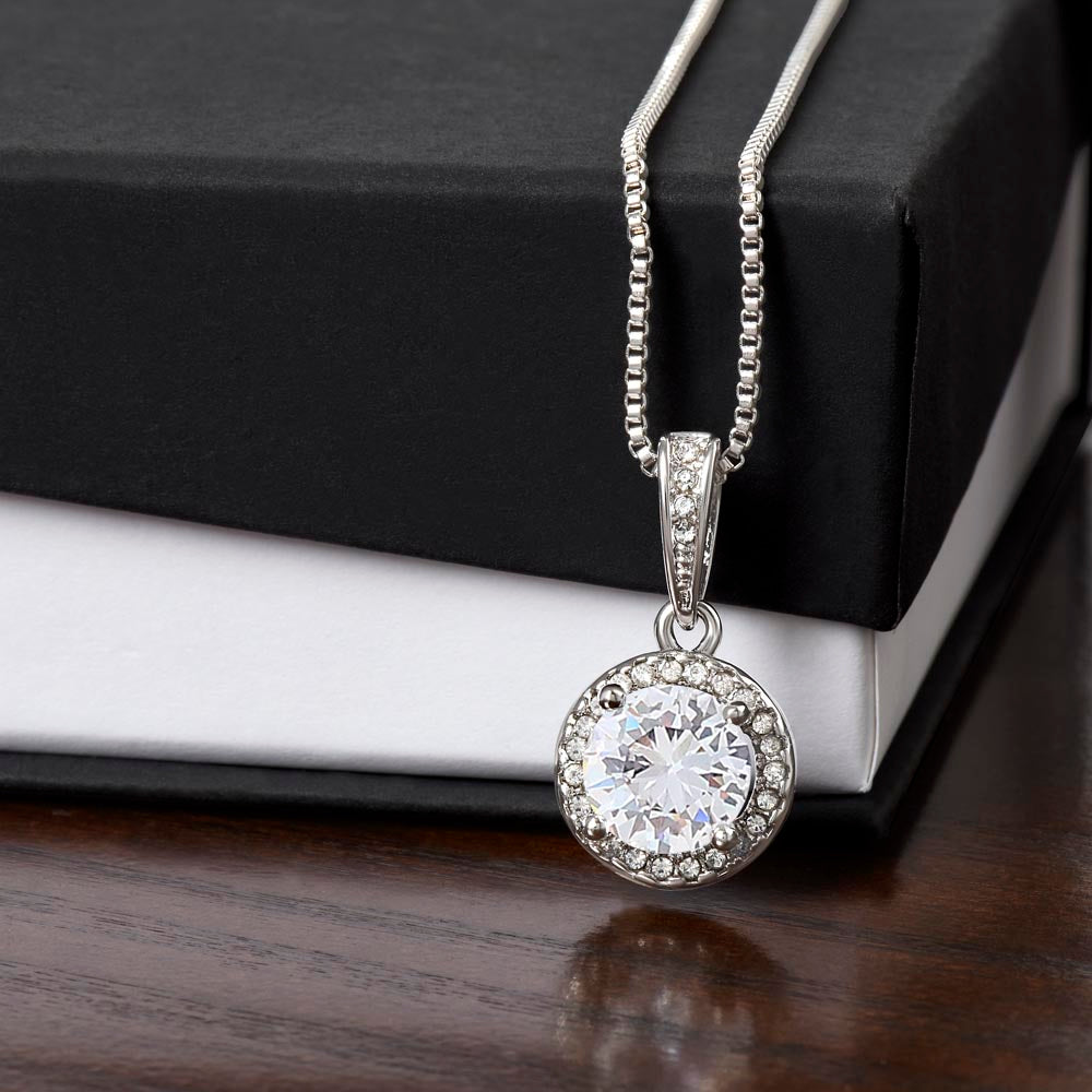 Gift To My Wife "You Are the Calm In My Chaos, I'd Choose You In Every Lifetime" Necklace