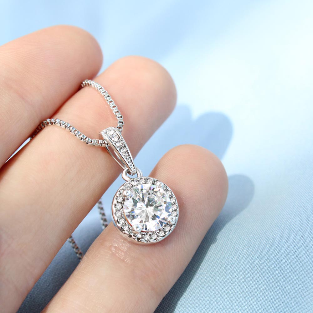 Gift To My Wife "You Are the Calm In My Chaos, I'd Choose You In Every Lifetime" Necklace