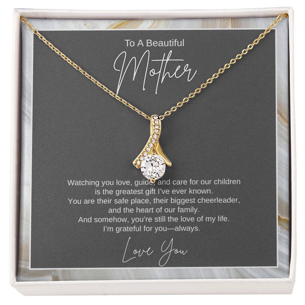 Gift To A Beautiful Mother, "You're The Greatest Gift Ever" Alluring Beauty Necklace