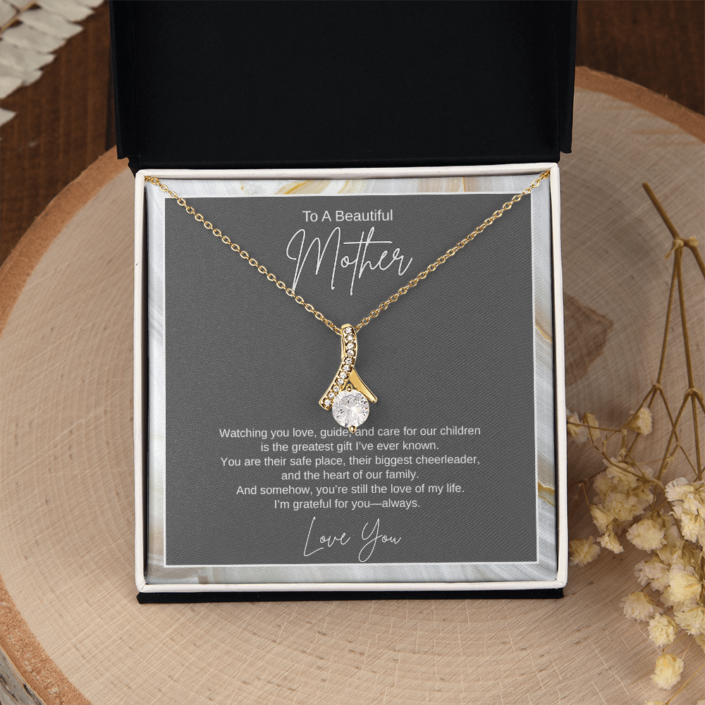Gift To A Beautiful Mother, "You're The Greatest Gift Ever" Alluring Beauty Necklace