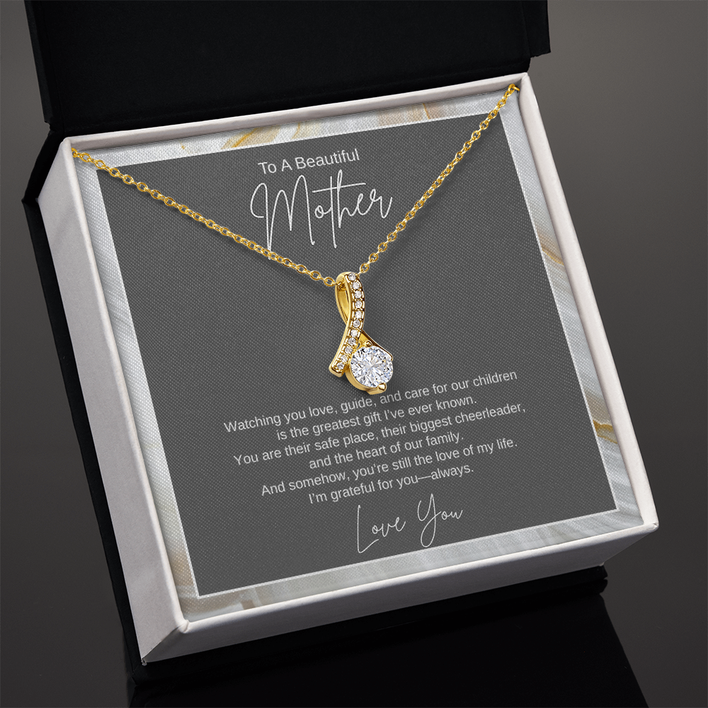 Gift To A Beautiful Mother, "You're The Greatest Gift Ever" Alluring Beauty Necklace
