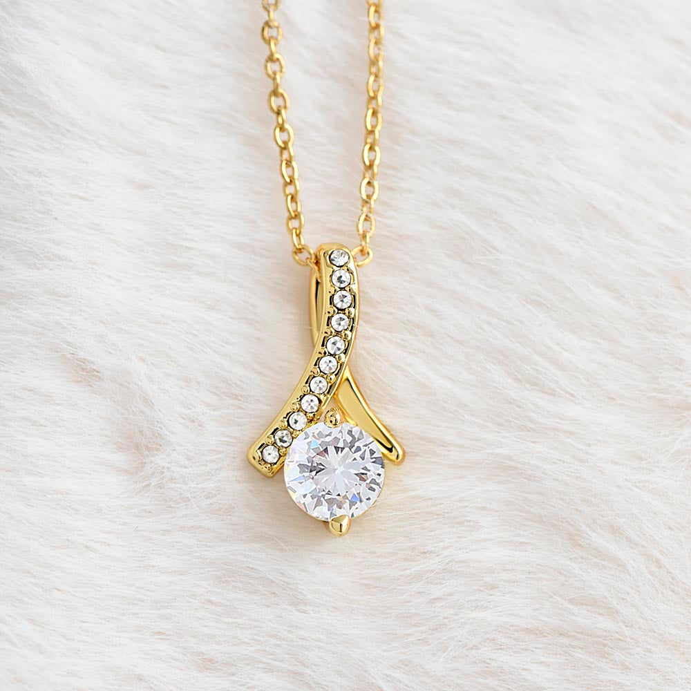 Gift From Husband, To A Beautiful Mother "The Love Of My Life" Alluring Beauty necklace