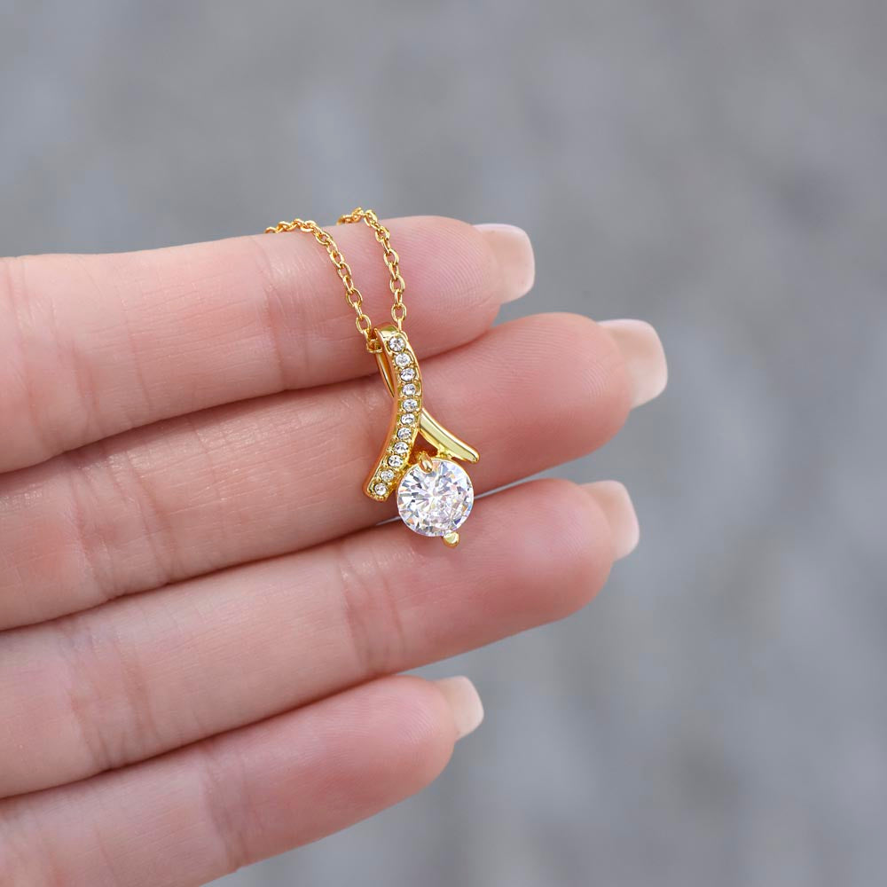 Gift To My Lovely Daughter From Mom “You Will Forever Be My Greatest Joy” Necklace