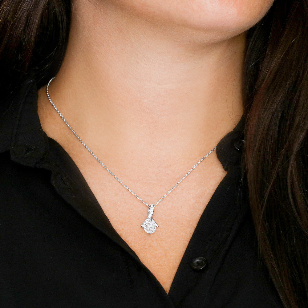 Gift From Husband, To A Beautiful Mother "The Love Of My Life" Alluring Beauty necklace
