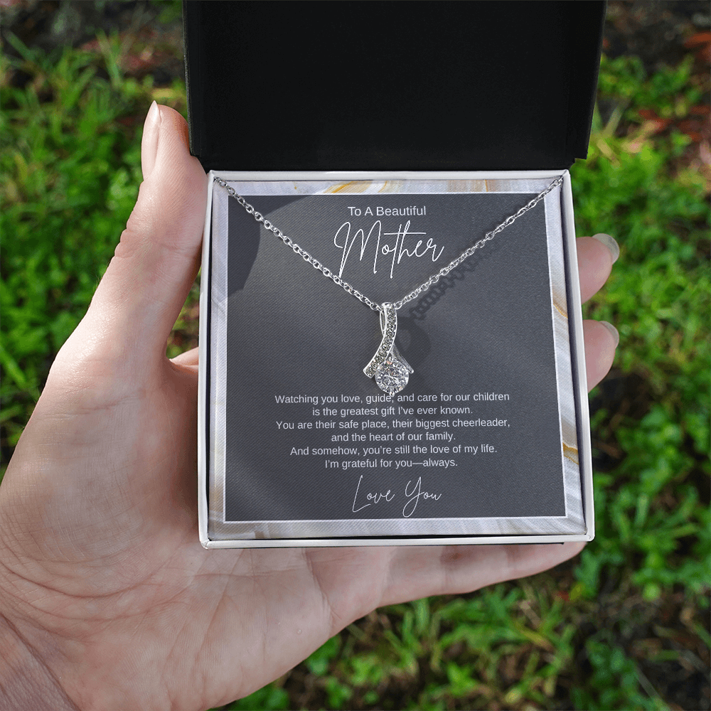 Gift To A Beautiful Mother, "You're The Greatest Gift Ever" Alluring Beauty Necklace