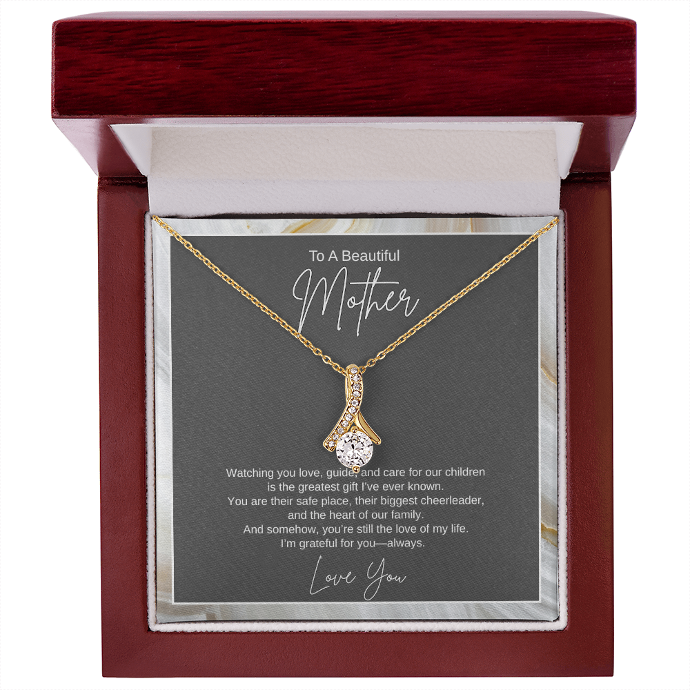 Gift To A Beautiful Mother, "You're The Greatest Gift Ever" Alluring Beauty Necklace