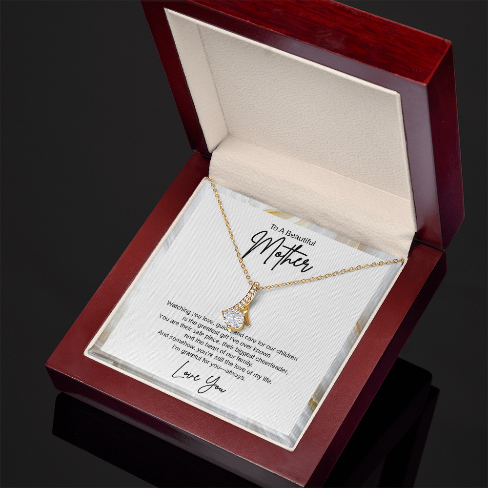 Gift To A Beautiful Mother, "You're The Greatest Gift Ever" Alluring Beauty Necklace