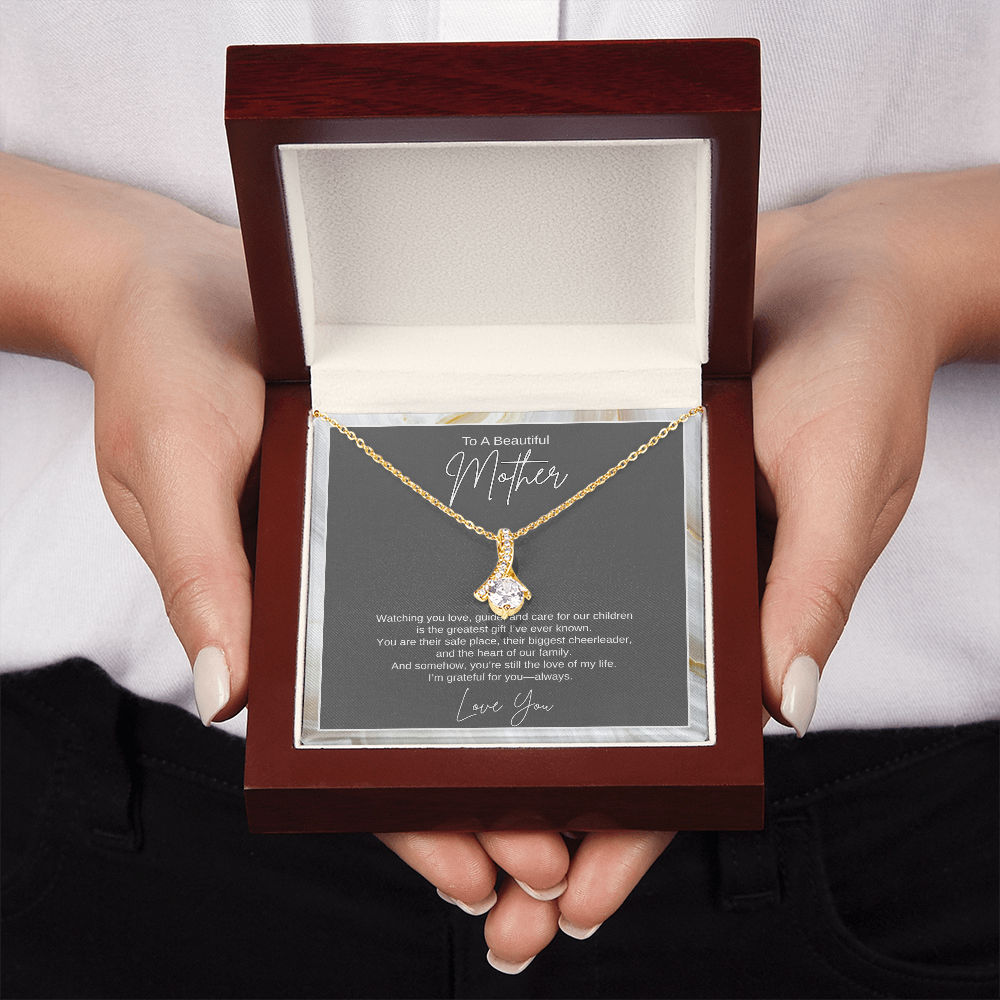 Gift To A Beautiful Mother, "You're The Greatest Gift Ever" Alluring Beauty Necklace