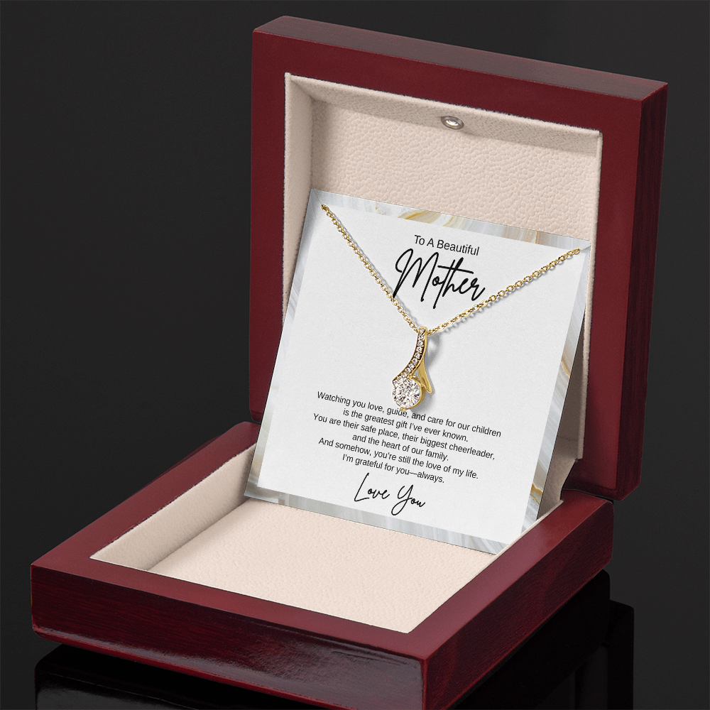 Gift To A Beautiful Mother, "You're The Greatest Gift Ever" Alluring Beauty Necklace