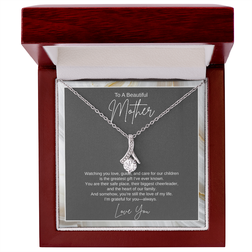 Gift To A Beautiful Mother, "You're The Greatest Gift Ever" Alluring Beauty Necklace