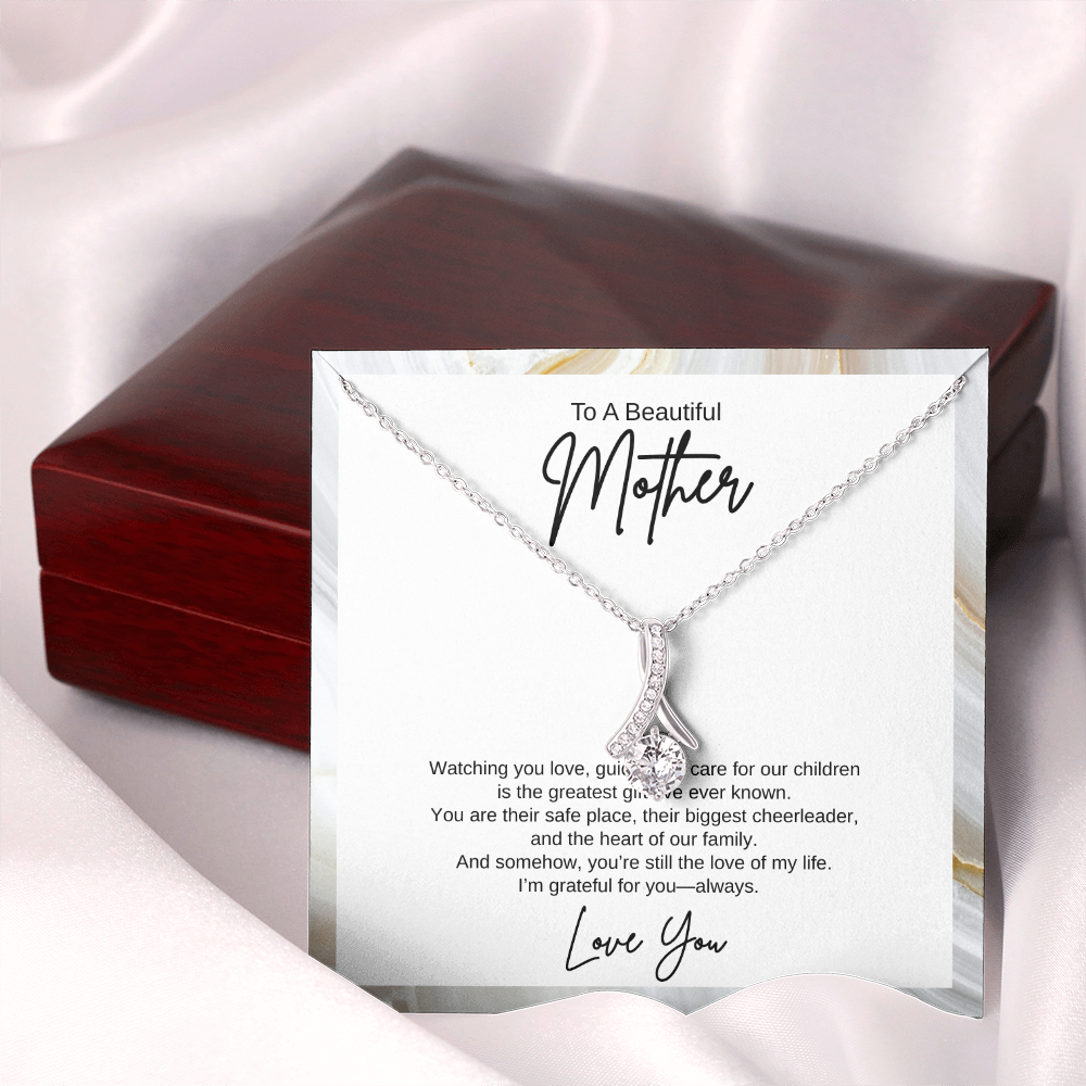 Gift To A Beautiful Mother, "You're The Greatest Gift Ever" Alluring Beauty Necklace