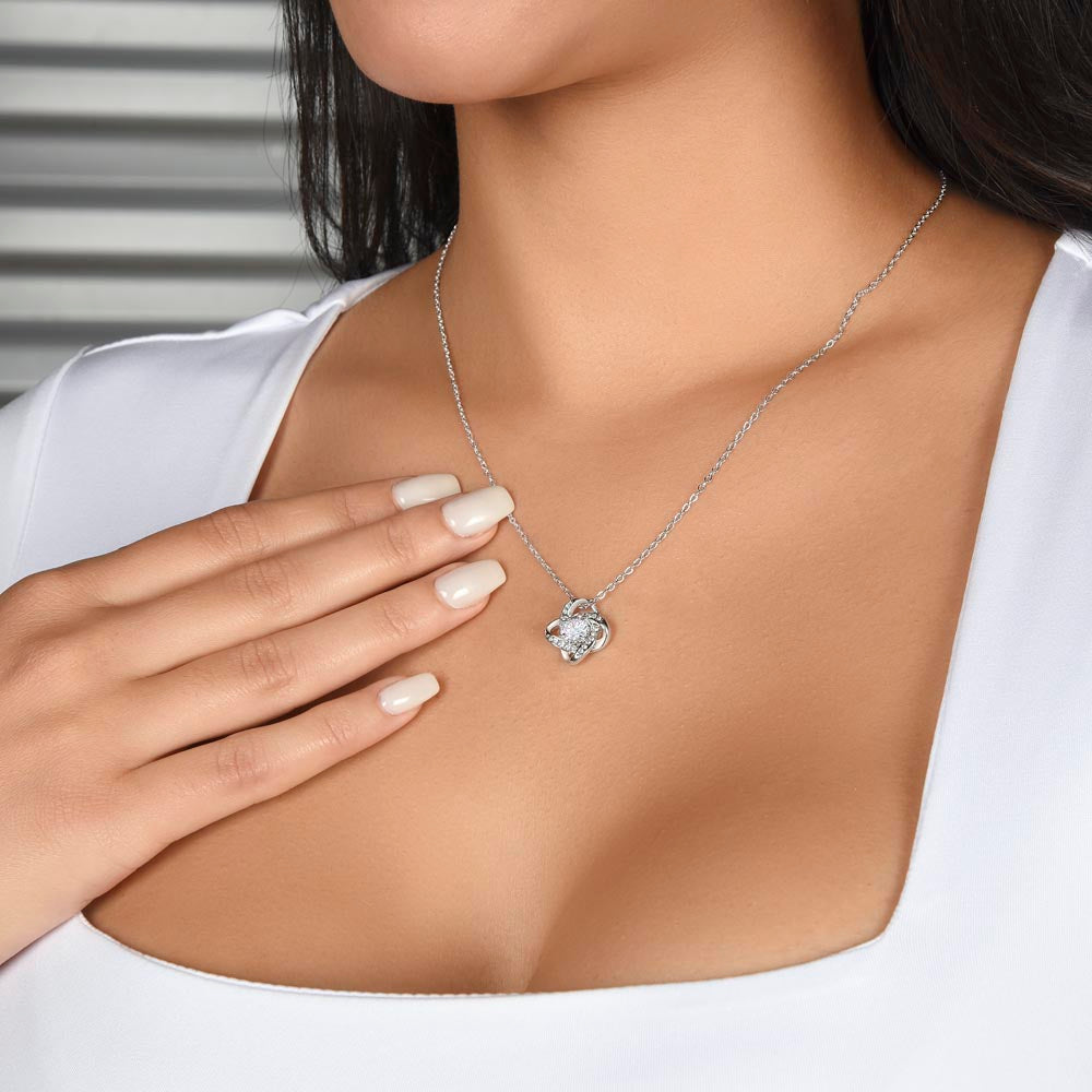 Gift From Son, To My Beautiful Mom "You Are The Woman I Admire" Love Note Necklace