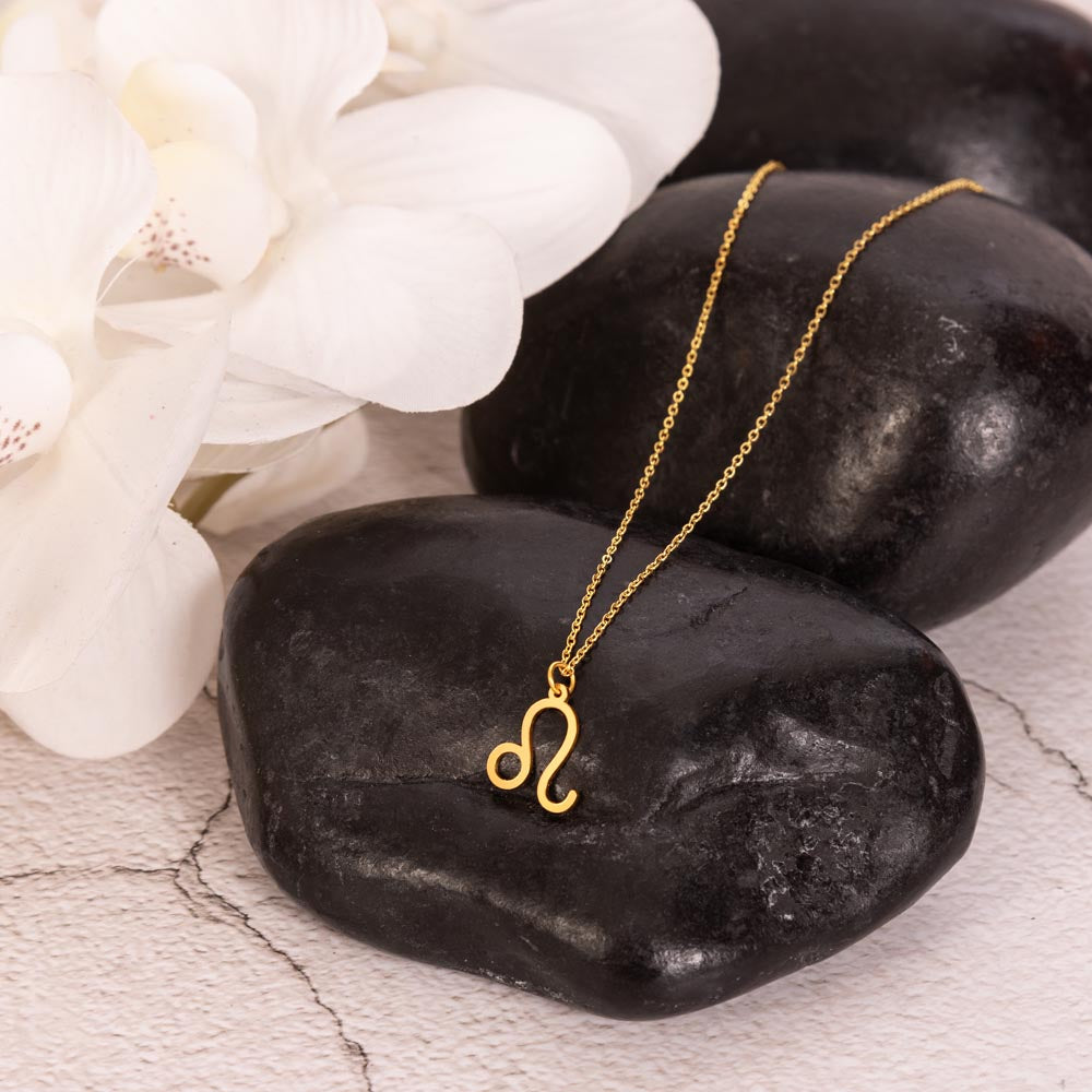Leo Zodiac Necklace Birthday Gift. “You Are Born To Shine” Wear This As A Reminder How Deeply You Are Loved.