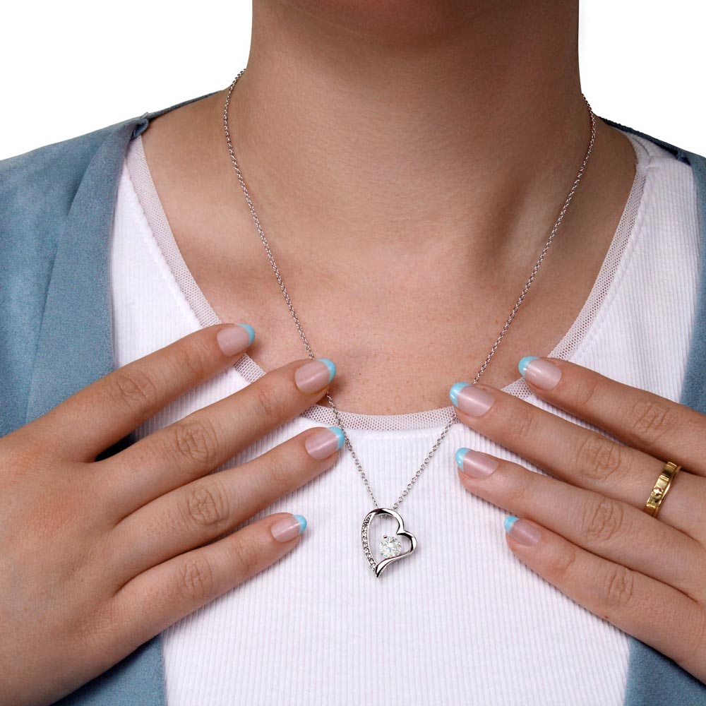 Gift To My Lovely Granddaughter From Grandpa “You Will Forever Be My Greatest Joy” Forever Love Necklace