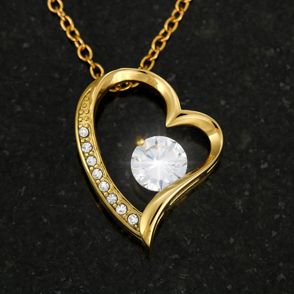 Gift To My Lovely Granddaughter From Grandpa “You Will Forever Be My Greatest Joy” Forever Love Necklace